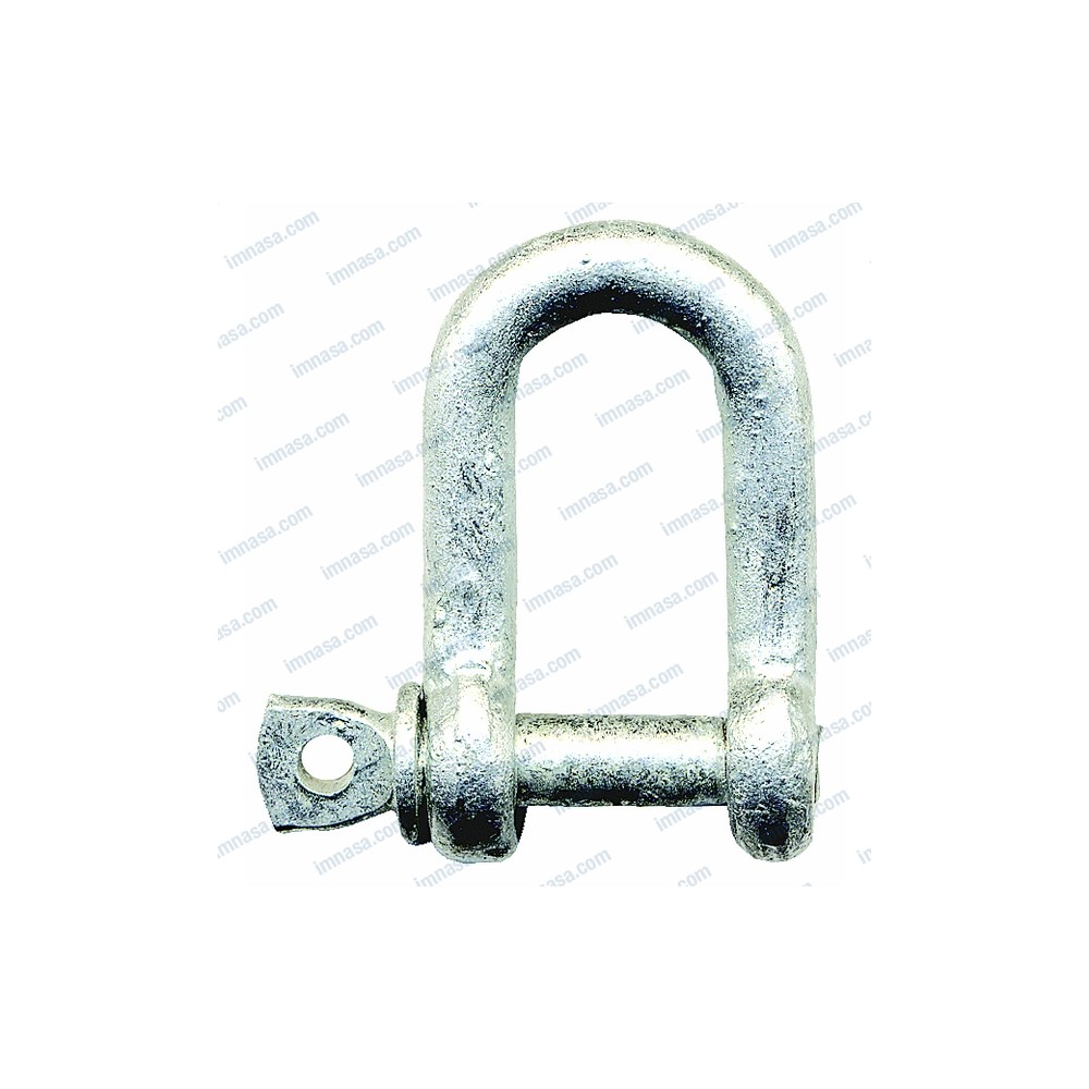 GRILLETE RECTO GALVANIZADO 06mm